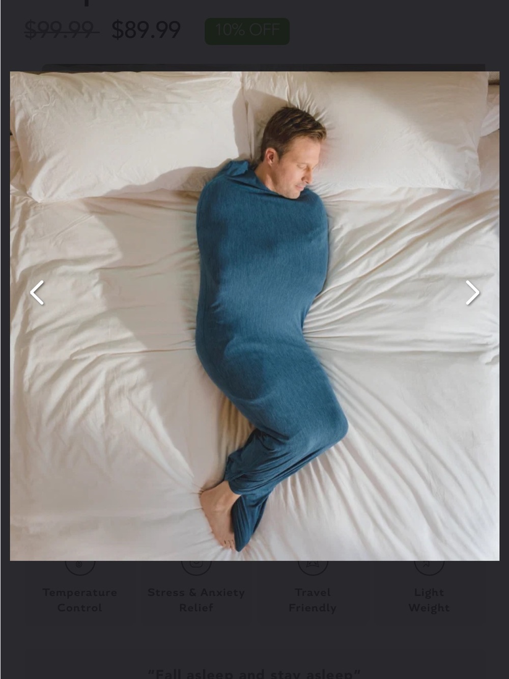 Hug Sleep Graphite Sleep Pod Large - Picture 6 of 7